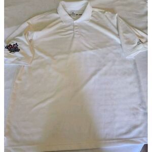ADIDAS CLIMALITE POLO MENS XL SOCCER‎ FUTBOL MLS ALL STAR 2008 WHITE 2008